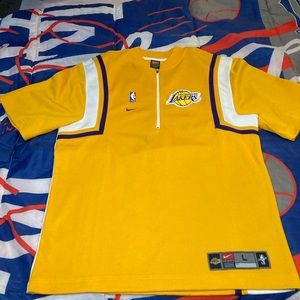 Vintage Los Angeles lakers warm up jersey large